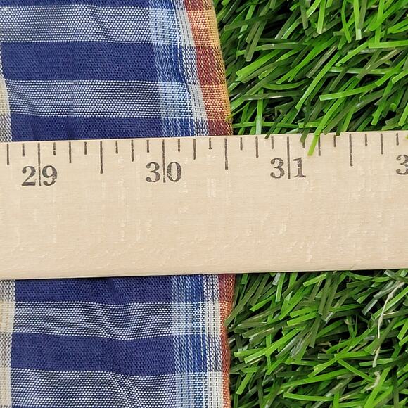 Vintage 90s Western Hippie Button Shirt 3XL 19.5 30x32 Baggy Plaid - Picture 5 of 12